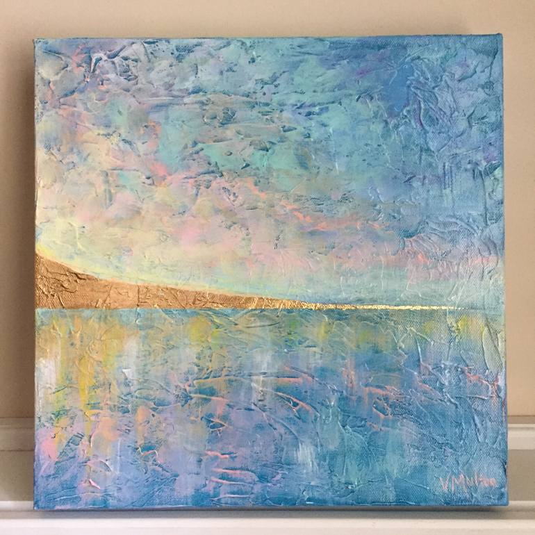 Original Expressionism Abstract Painting by Vanessa Sharp Multon