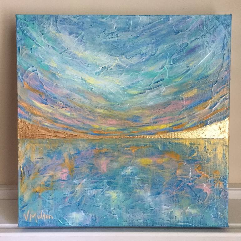 Original Expressionism Abstract Painting by Vanessa Sharp Multon