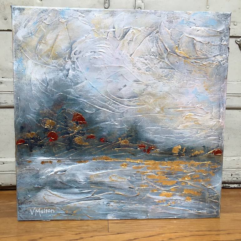 Original Abstract Expressionism Abstract Painting by Vanessa Sharp Multon