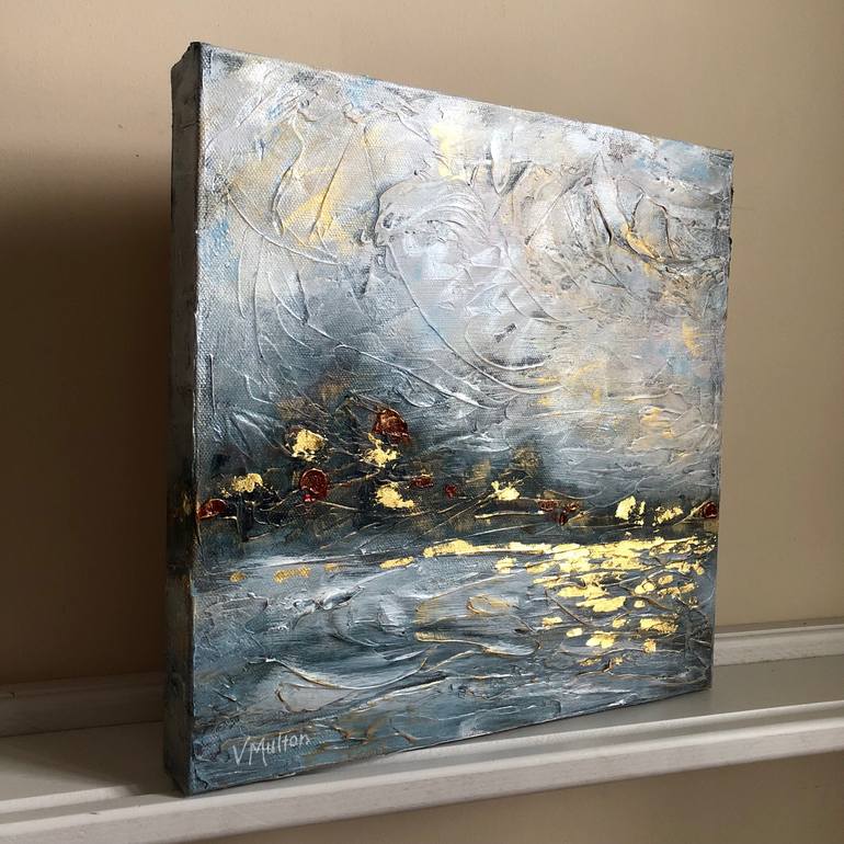 Original Abstract Expressionism Abstract Painting by Vanessa Sharp Multon