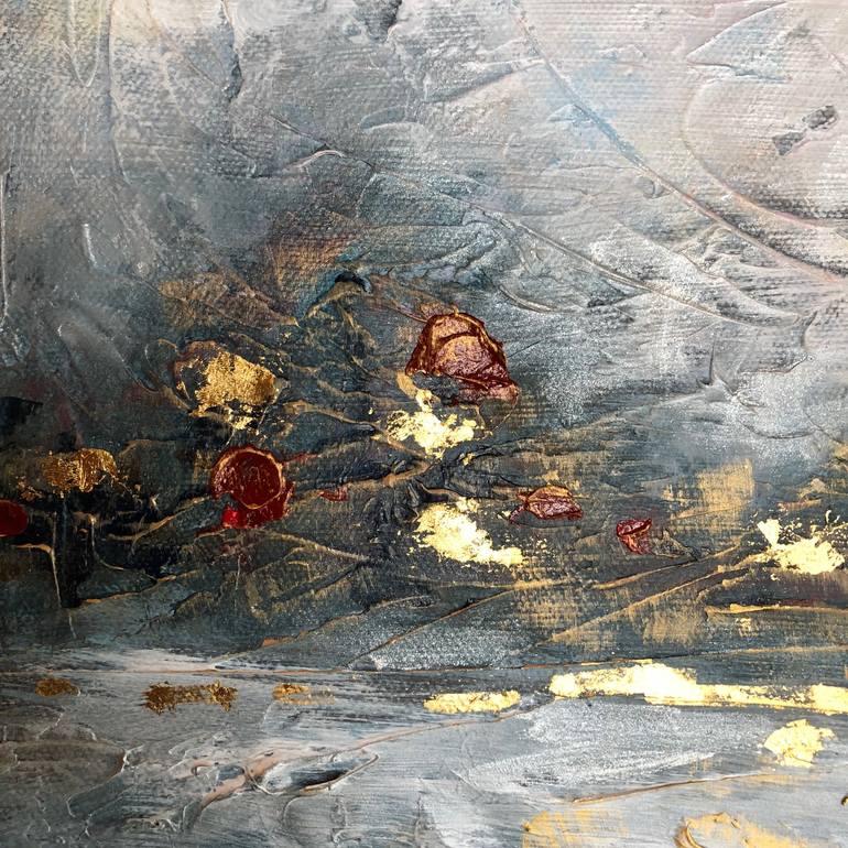 Original Abstract Expressionism Abstract Painting by Vanessa Sharp Multon