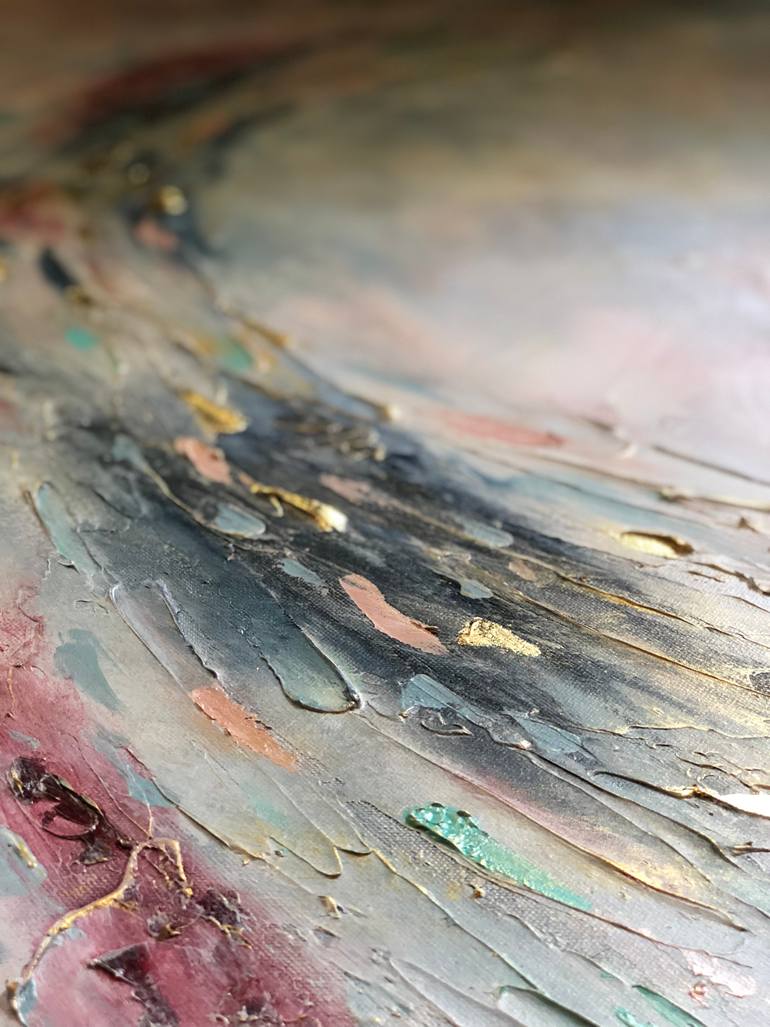 Original Abstract Expressionism Abstract Painting by Vanessa Sharp Multon