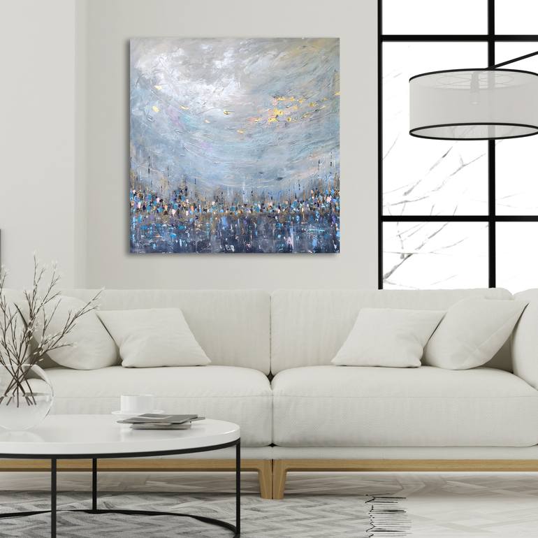 Original Abstract Expressionism Abstract Painting by Vanessa Sharp Multon