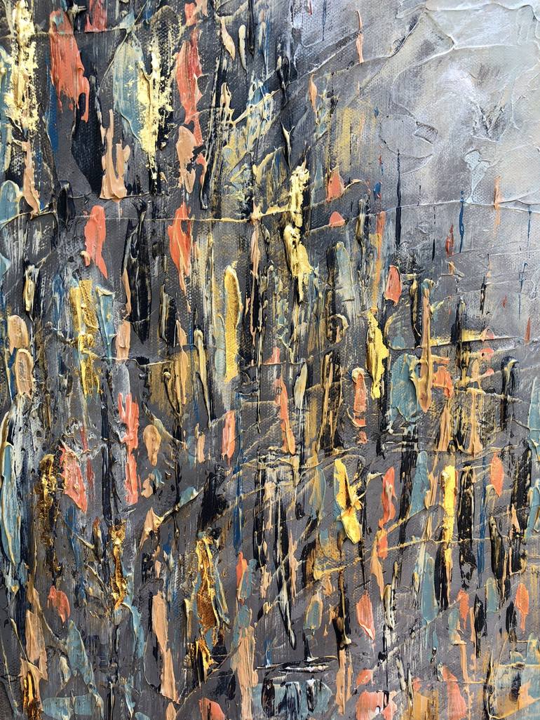 Original Abstract Expressionism Abstract Painting by Vanessa Sharp Multon