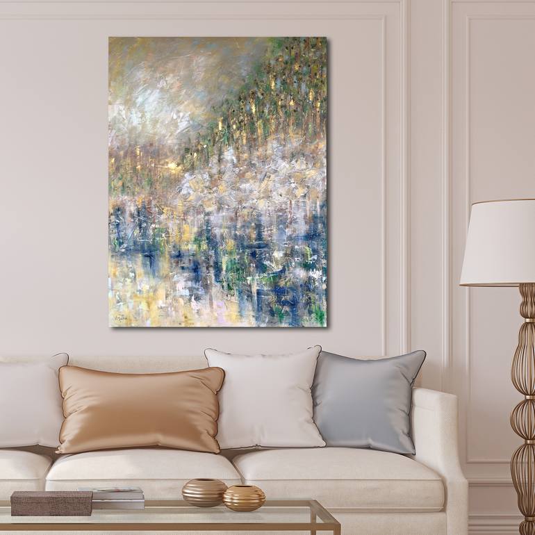 Original Abstract Landscape Painting by Vanessa Sharp Multon