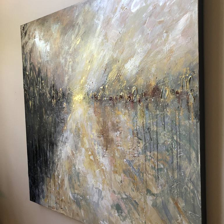 Original Abstract Expressionism Abstract Painting by Vanessa Sharp Multon