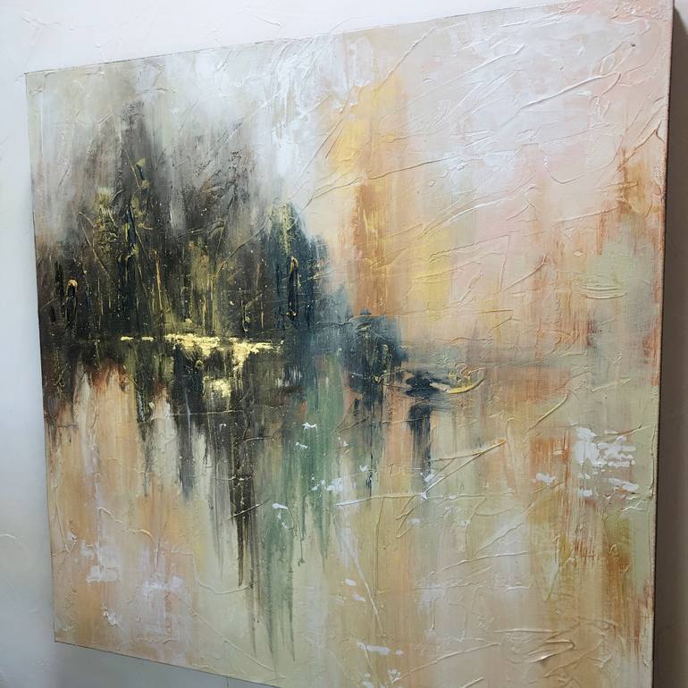 Original Abstract Expressionism Abstract Painting by Vanessa Sharp Multon