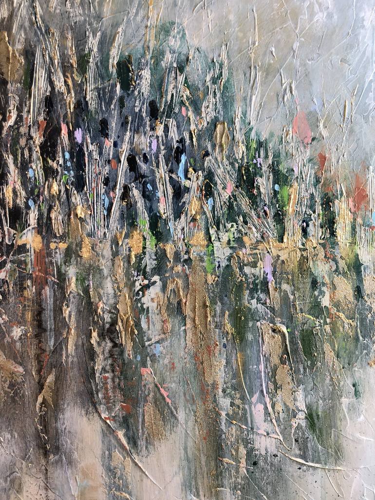 Original Abstract Expressionism Abstract Painting by Vanessa Sharp Multon