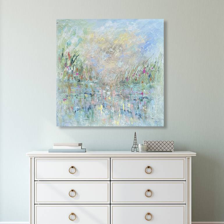 Original Impressionism Landscape Painting by Vanessa Sharp Multon