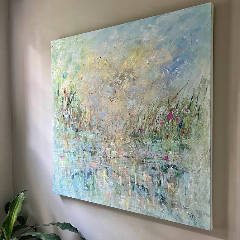 Original Impressionism Landscape Painting by Vanessa Sharp Multon