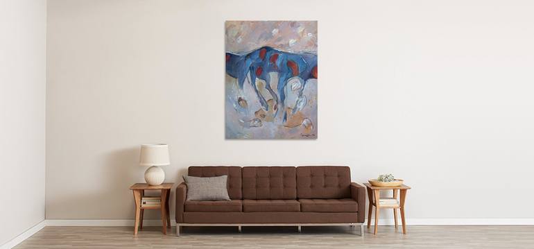 Original Abstract Animal Painting by Greg Gregson