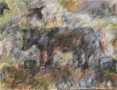 Print of Abstract Expressionism Animal Paintings by Greg Gregson