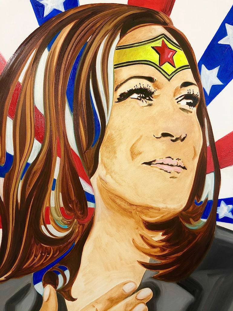 Original Pop Art Politics Painting by Perry Milou
