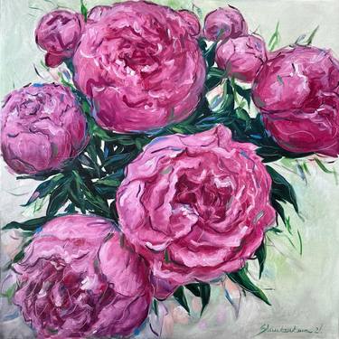 Original Floral Paintings by Yulia Shautsukova