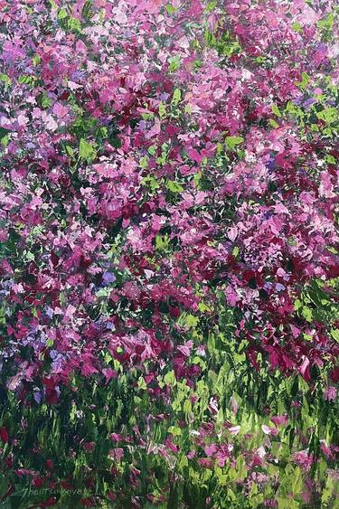 Original Abstract Floral Painting by Yulia Shautsukova