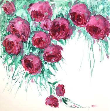 Print of Floral Paintings by Yulia Shautsukova