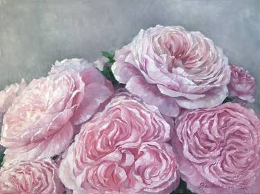 Original Fine Art Floral Paintings by Yulia Shautsukova