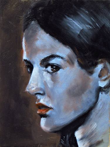 Original Portrait Painting by Diego Scolari