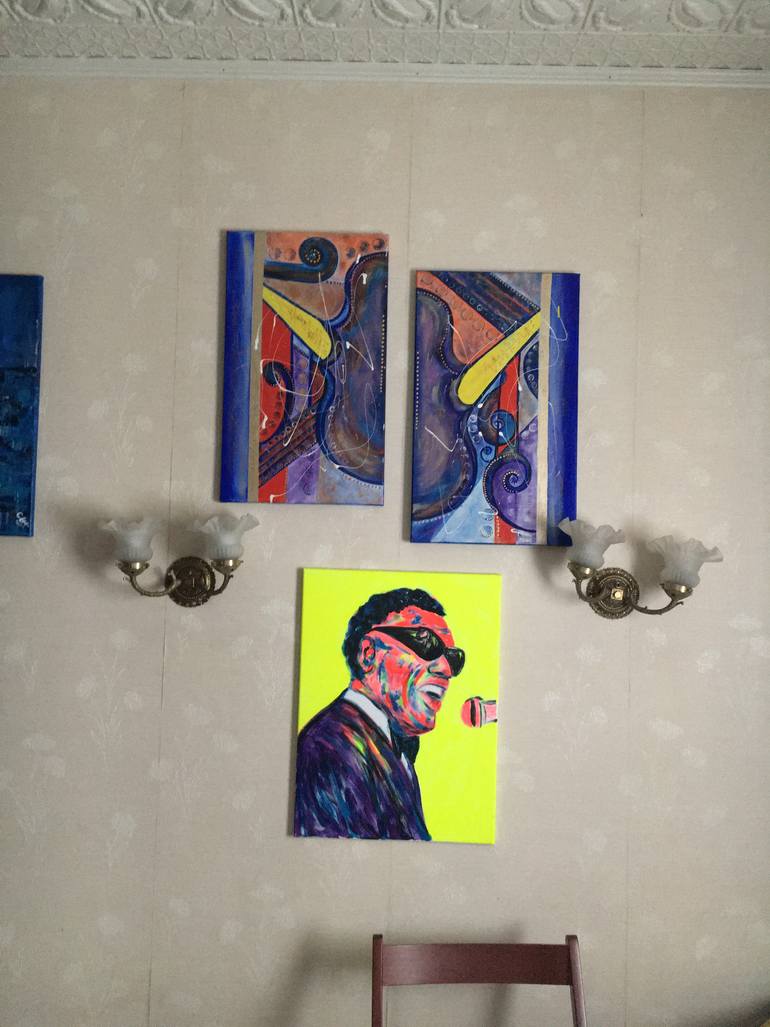 Original Pop Art Pop Culture/Celebrity Painting by Cindy Lee Loranger