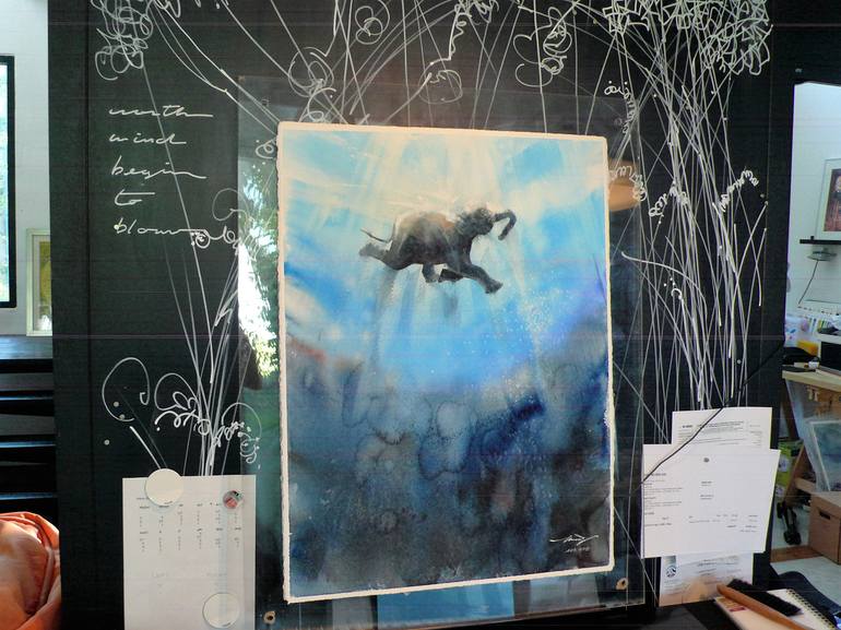 Original Conceptual Animal Painting by Kan Srijira