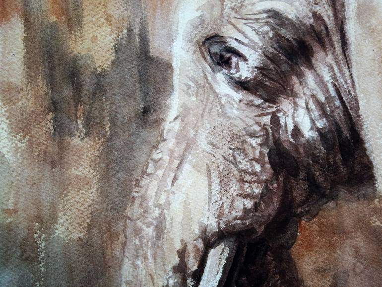 Original Other Animal Painting by Kan Srijira