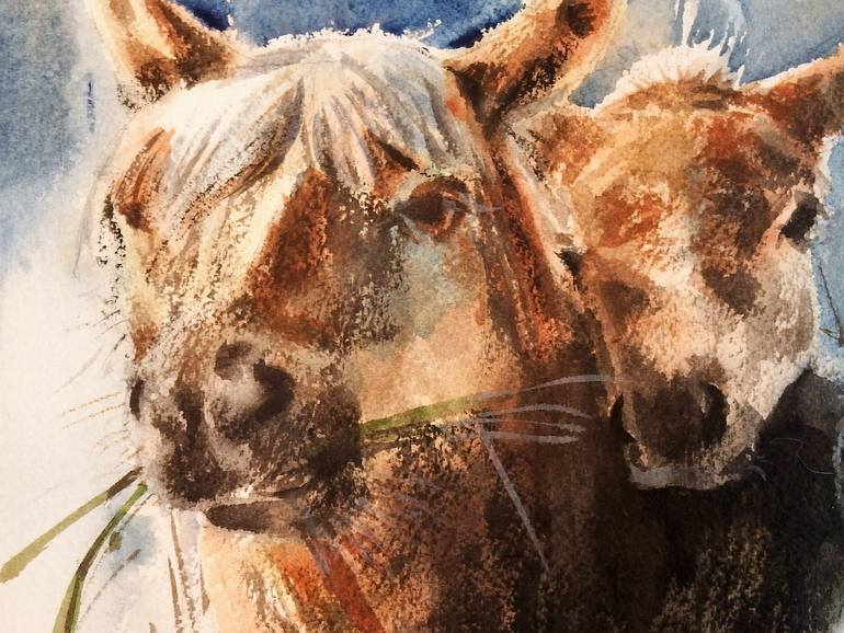 Original Other Horse Painting by Kan Srijira