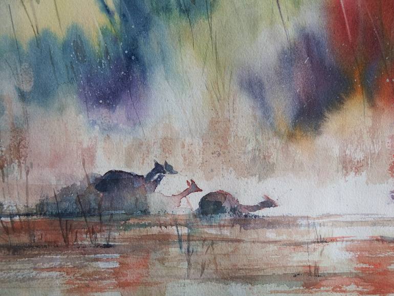 Original Other Animal Painting by Kan Srijira