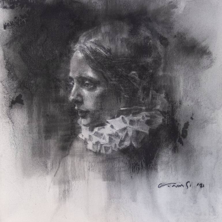 Nobleman Drawing by Kan Srijira | Saatchi Art