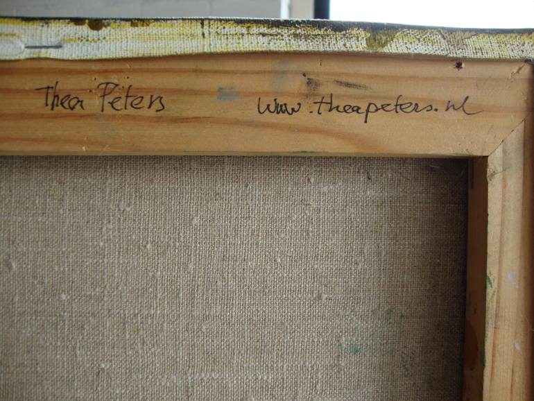 Original Modernism Abstract Painting by Thea Peters