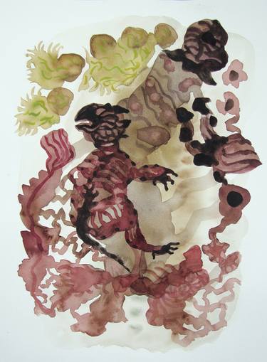Original Figurative Animal Drawings by Thea Peters