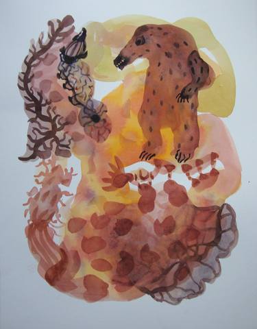 Print of Expressionism Animal Drawings by Thea Peters