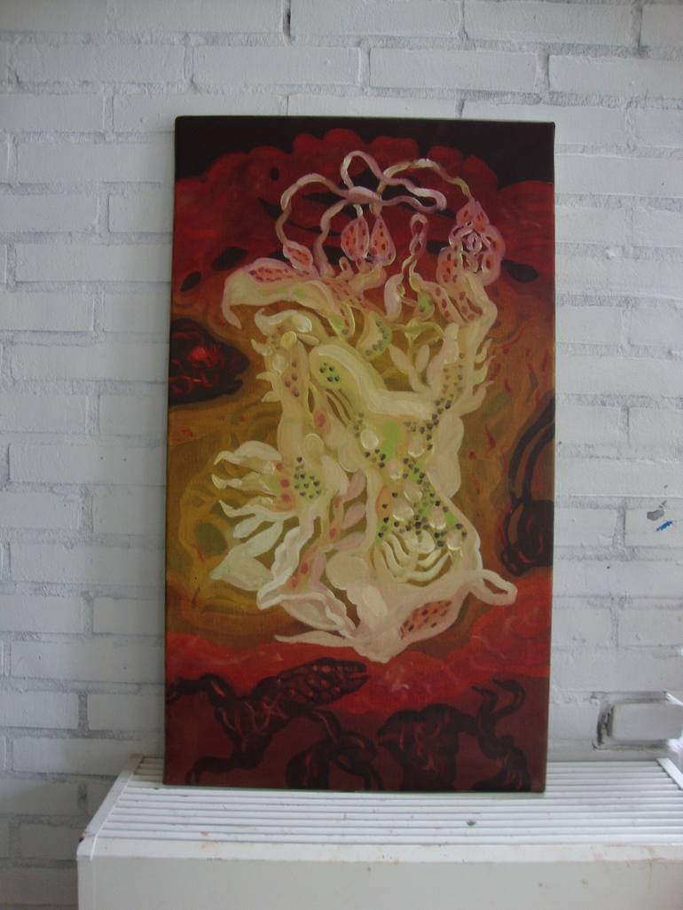 Original Expressionism Botanic Painting by Thea Peters