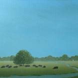 Cattle by the Quiet Stream by Sharon France