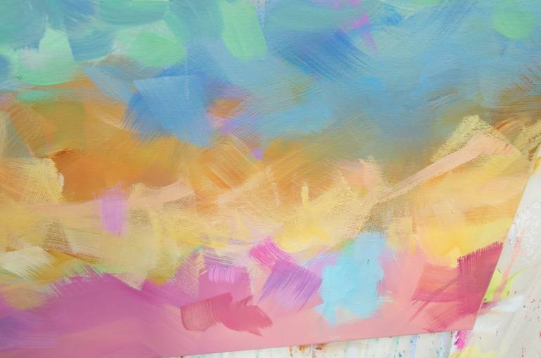 Original Abstract Landscape Painting by Deb Breton