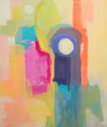 Original Abstract Expressionism Abstract Paintings by Deb Breton