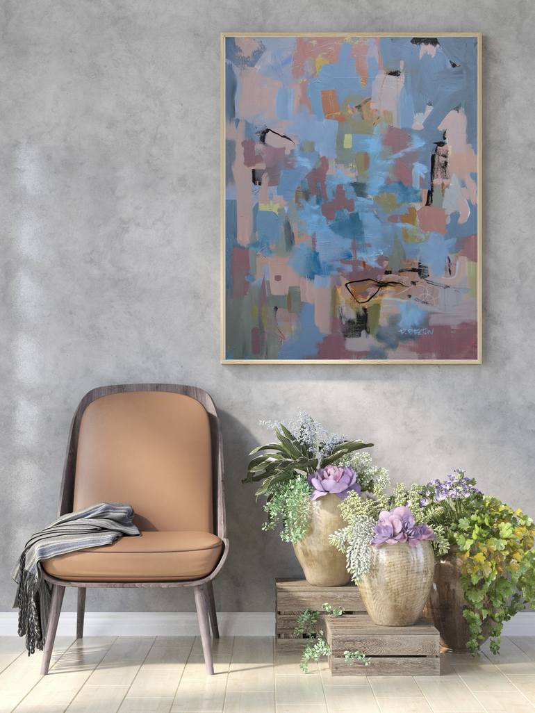 Original Abstract Painting by Deb Breton