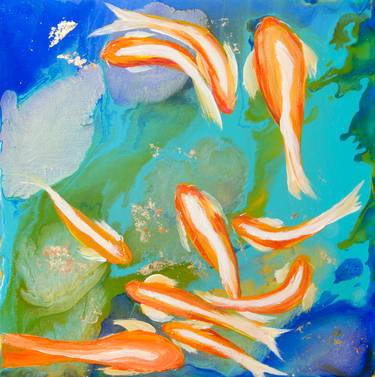Print of Conceptual Fish Paintings by Deb Breton