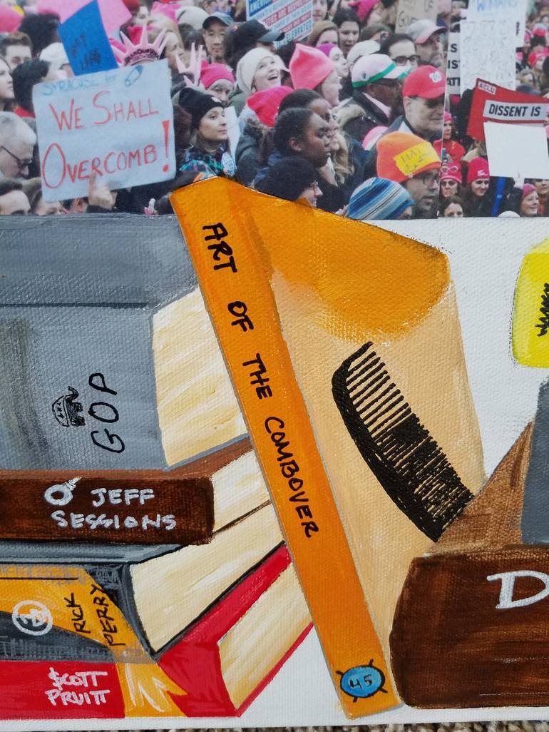 Original Political Painting by Deb Breton