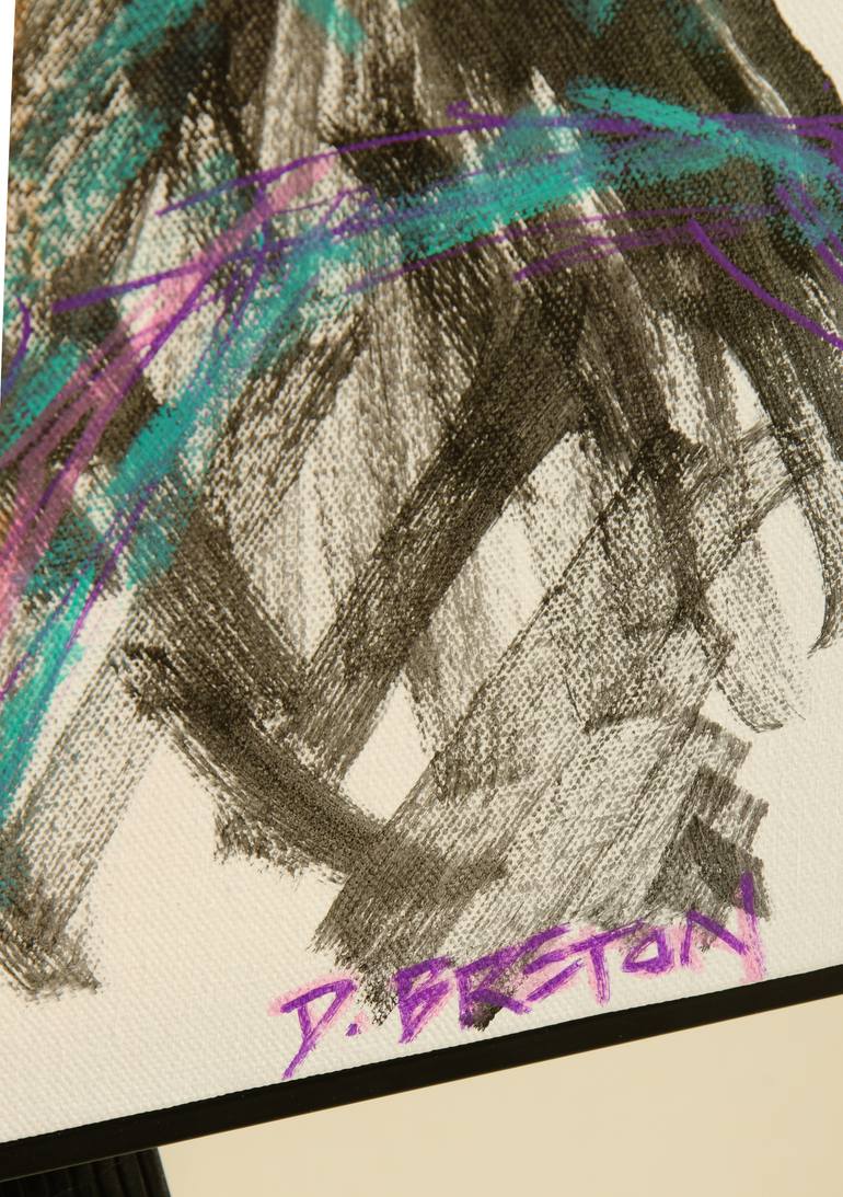 Original Expressionism Pop Culture/Celebrity Painting by Deb Breton