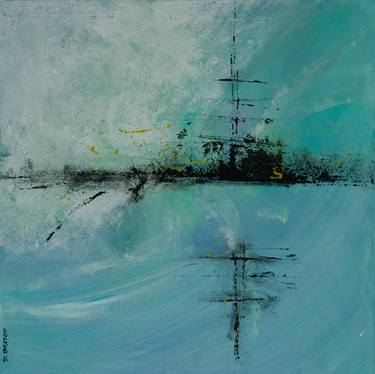 Original Abstract Expressionism Seascape Paintings by Deb Breton