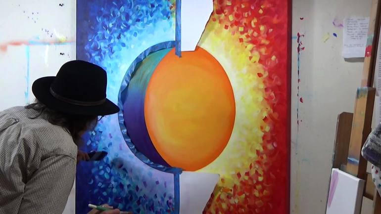 Original Abstract Nature Painting by Deb Breton