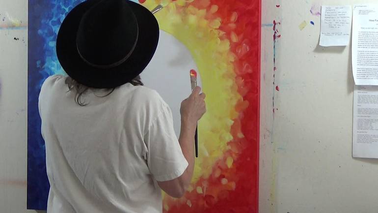 Original Abstract Nature Painting by Deb Breton