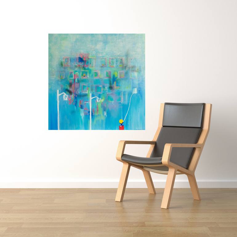 Original Impressionism Abstract Painting by Deb Breton