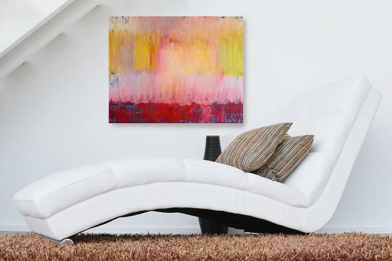 Original Abstract Geometric Painting by Deb Breton