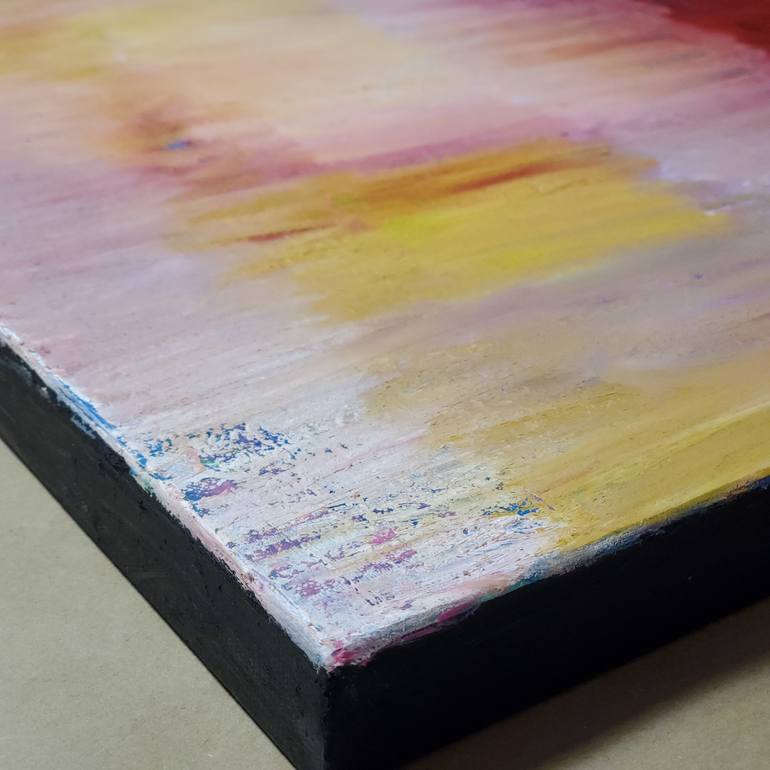 Original Abstract Geometric Painting by Deb Breton