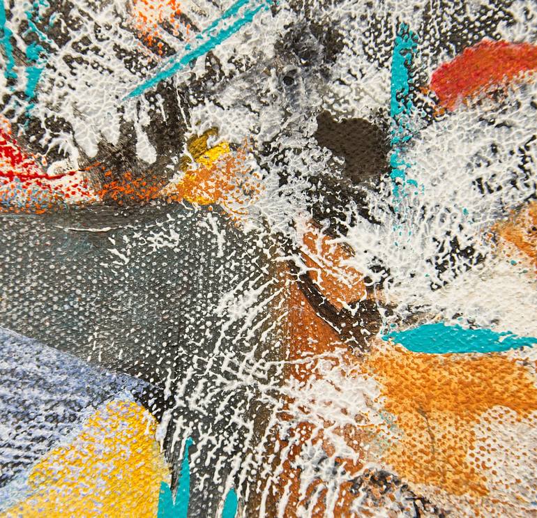 Original Abstract Expressionism Abstract Painting by Deb Breton