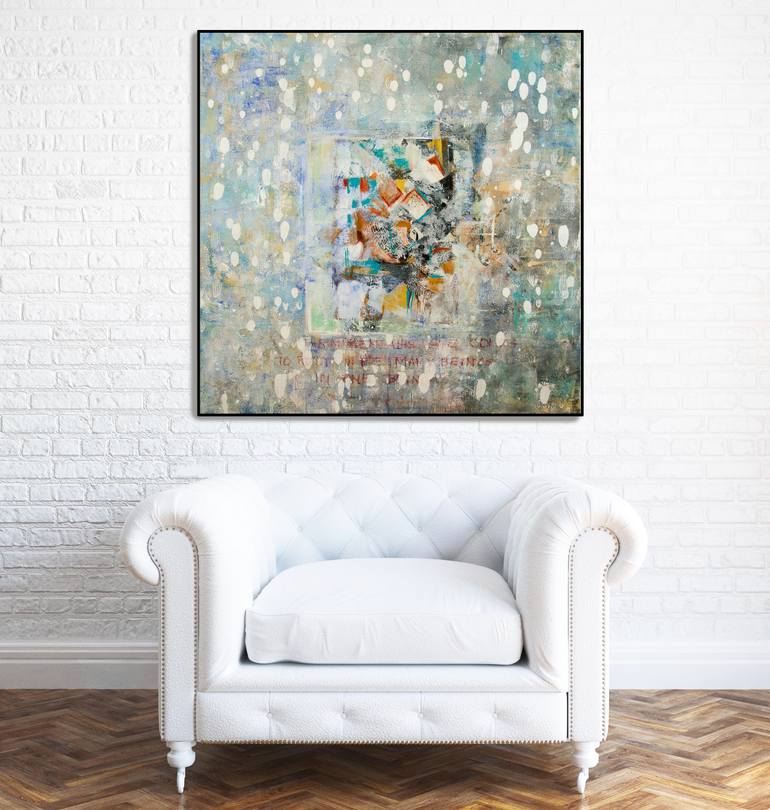 Original Abstract Expressionism Abstract Painting by Deb Breton