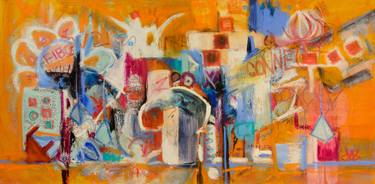 Original Abstract Expressionism Abstract Paintings by Deb Breton