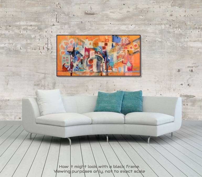 Original Abstract Painting by Deb Breton