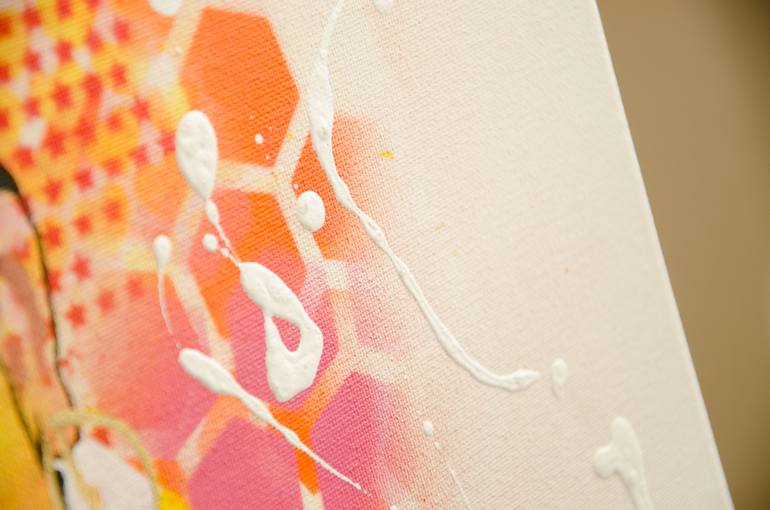 Original Documentary People Painting by Deb Breton